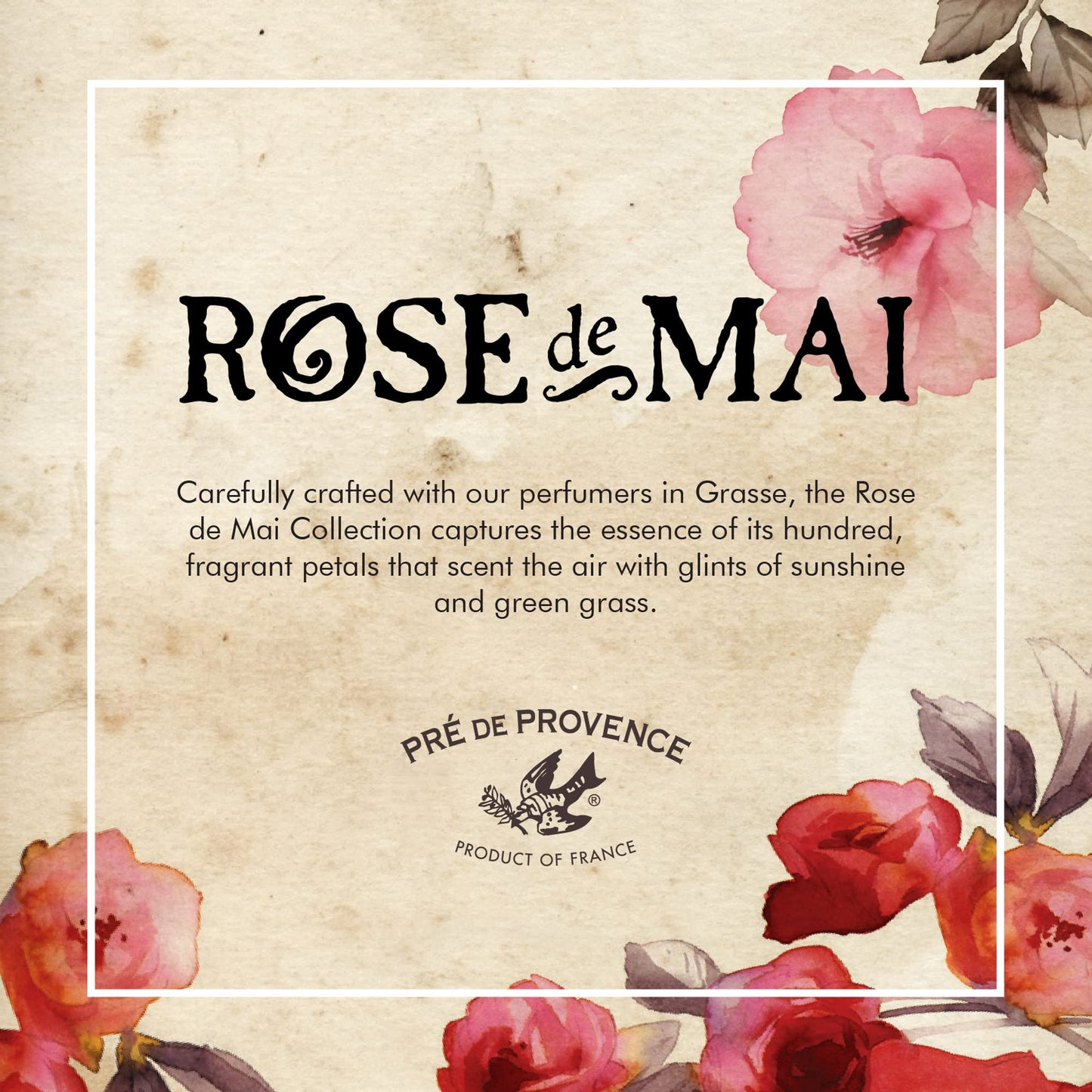 Pre de Provence Rose De Mai Collection Nourishing & Hydrating, Body Lotion, 300 ML Beauty & Personal Care Pre de Provence