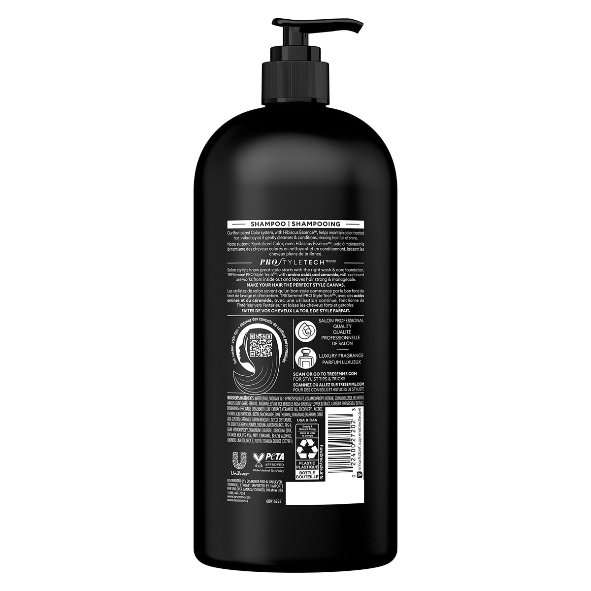 TRESemme Color Revitalize Shampoo With Pump, 39 Ounce