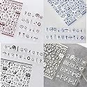 4 Sheets Klein Blue Flame Smile Face Nail Art Sticker Decals ins Minimalist Style Klein Blue Nail Art Sticker Impressionist Lines Star Smile Face Beauty & Personal Care TPhaelay