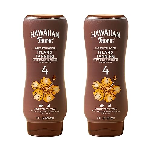 Hawaiian Tropic Island Tanning Lotion, SPF 4, Twin Pack Beauty & Personal Care Hawaiian Tropic