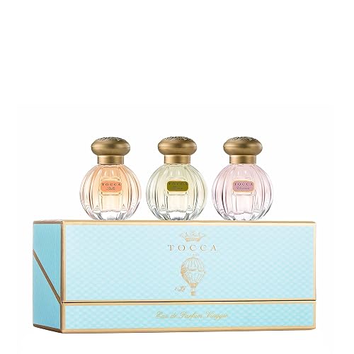 Tocca Beauty Eau de Parfum Viaggio Trio (Cleopatra, Stella, Florence) Beauty & Personal Care Tocca