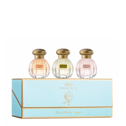 Tocca Beauty Eau de Parfum Viaggio Trio (Cleopatra, Stella, Florence) Beauty & Personal Care Tocca