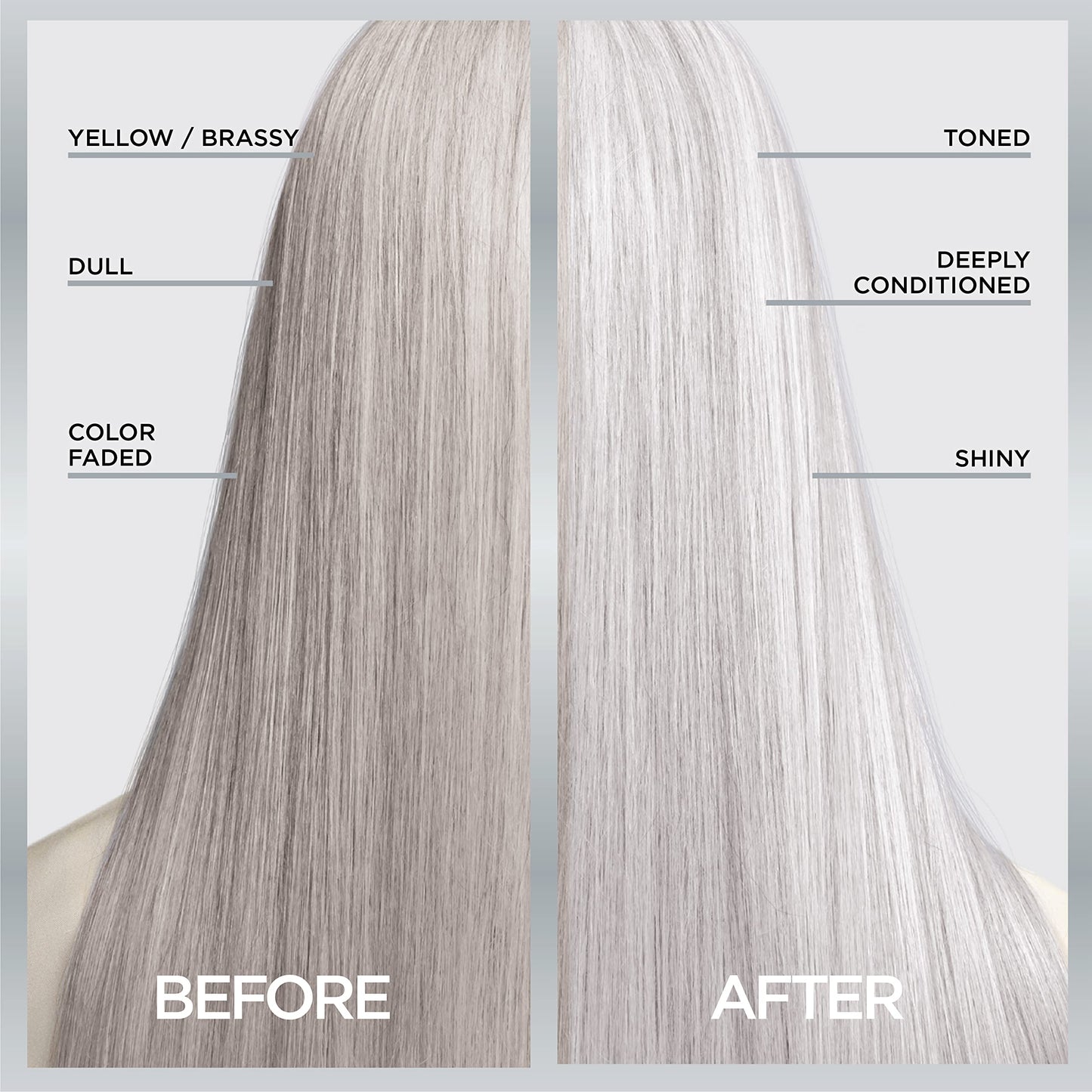 L'Oreal Paris Le Color Gloss One Step Toning Gloss, In-Shower Hair Toner with Deep Conditioning Treatment Formula for Gray Hair, Silver White, 1 Kit Beauty & Personal Care L'Oreal Paris