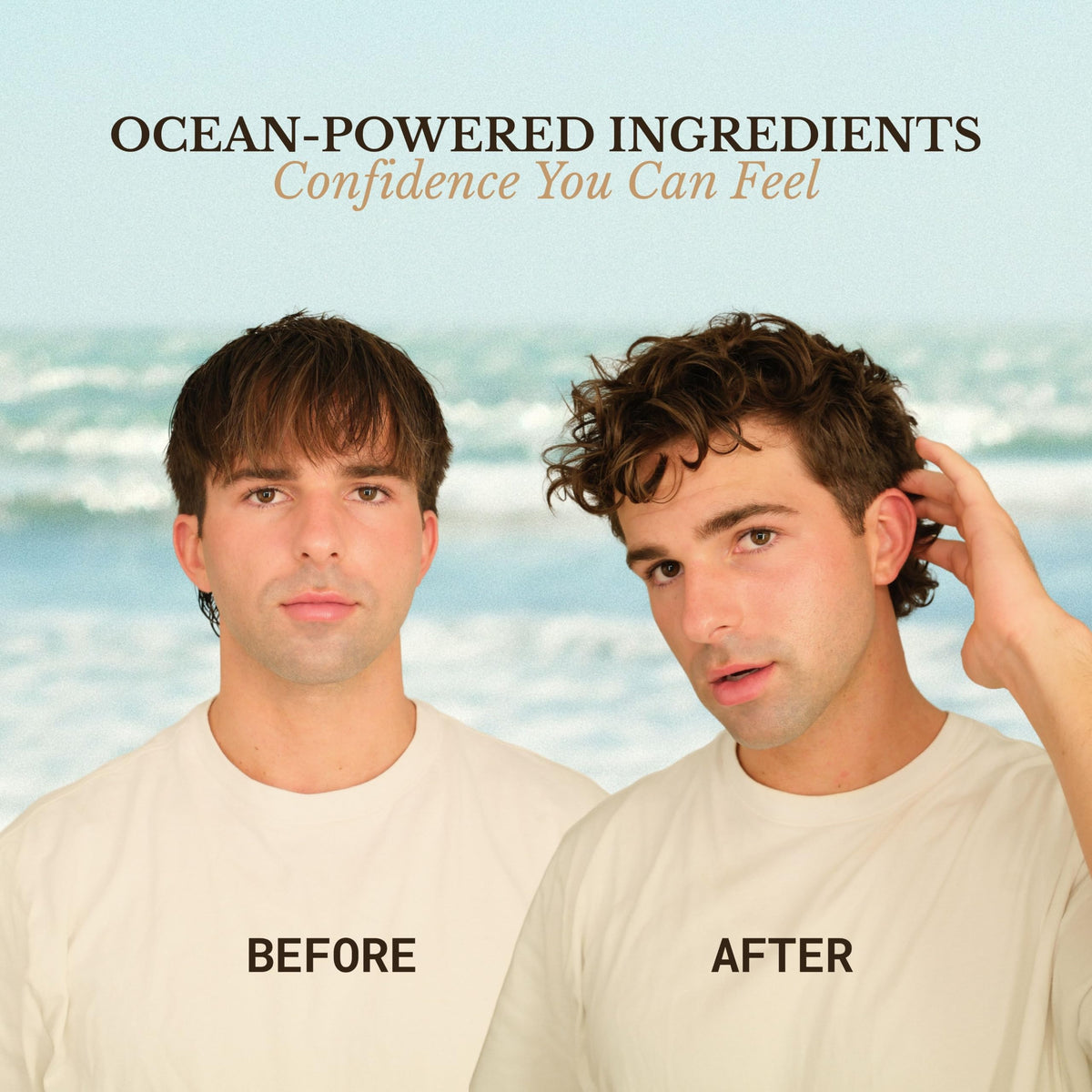 The Merman Sea Salt Spray & Curling Sea Clay Bundle, All-Day Hold, 8oz, 2oz