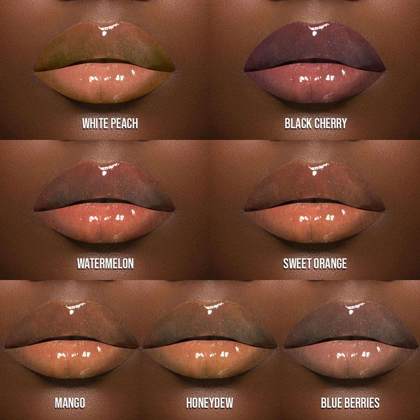 Juvia's Place Magic Lip Oil - Black Cherry - Smooth, Hydrating w/Vitamin E for Soft, Glossy, Juicy Lips - Infused with Fruit Extracts - Tinted Beauty & Personal Care Juvia's Place