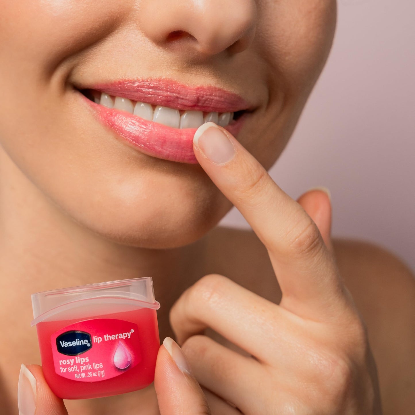 Vaseline Lip Therapy Lip Balm Mini, Rosy, 0.25 oz Beauty and Personal Care Vaseline