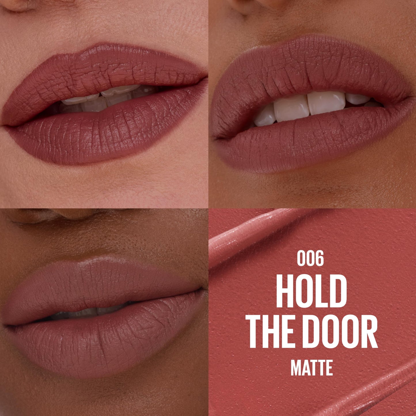MAYBELLINE Serum Lipstick, Hydrating Lip Makeup with 8HRs of Lip Plumping Moisture with Hyaluronic Acid + Oil Blend, Hold The Door (Midtone Mauve Beauty & Personal Care MAYBELLINE
