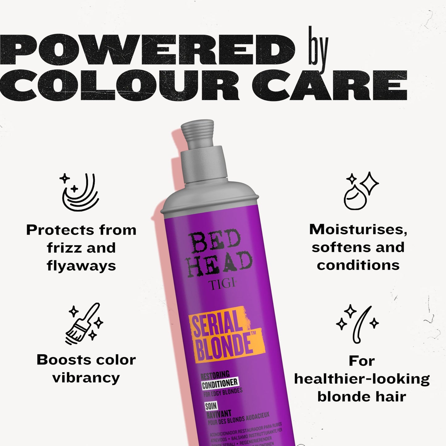 TIGI Bed Head Serial Blonde Restoring Conditioner for Damaged Blonde Hair, Hydrolyzed Keratin, 13.53 fl oz Beauty & Personal Care TIGI