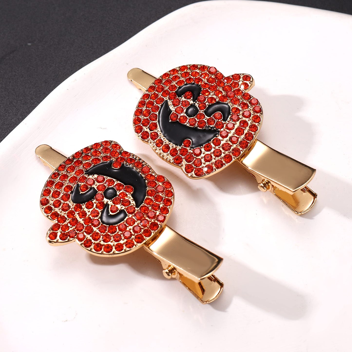 Halloween Hair Clips Gothic Spider Web Hairpins for Women Ghost Candy Corn Pumpkin Alligator Hair Barrette Halloween Hair Accessory Party Gifts Beauty & Personal Care ANGLESJELL