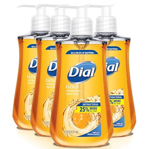 Dial Antibacterial Liquid Hand Soap, Gold, 9.375 Fluid Ounce (Pack of 4) Beauty & Personal Care Dial
