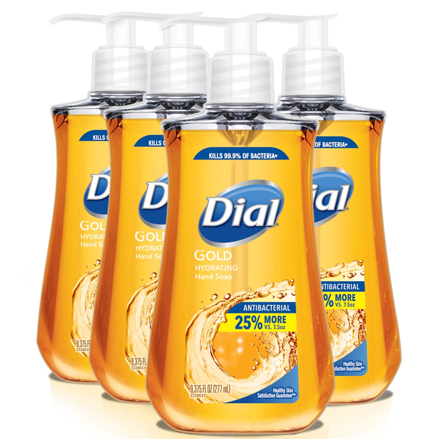 Dial Antibacterial Liquid Hand Soap, Gold, 9.375 Fluid Ounce (Pack of 4) Beauty & Personal Care Dial