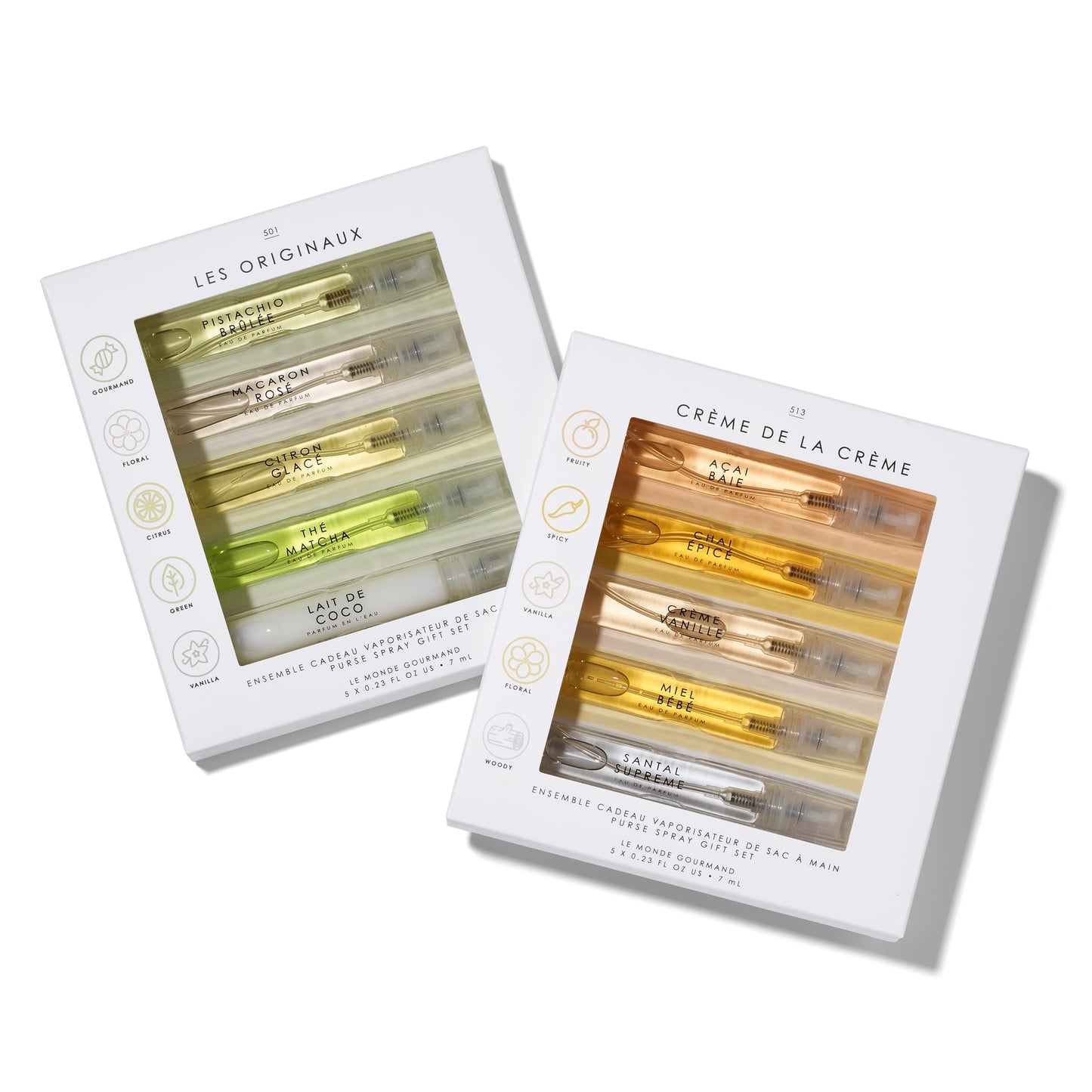 Le Monde Gourmand Parfum de Voyage 10 Piece Purse Spray Discovery Set - 0.23 fl oz (6.8 ml) Each Sample Fragrance Beauty & Personal Care Le Monde Gourmand