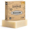 360Feel Clean cotton Soap 5 oz Castile Handmade Soaps -Refreshing Spring scent- Essential Oil Natural Mans Soap bar- Anniversary Wedding Gifts- Made Beauty & Personal Care 360Feel
