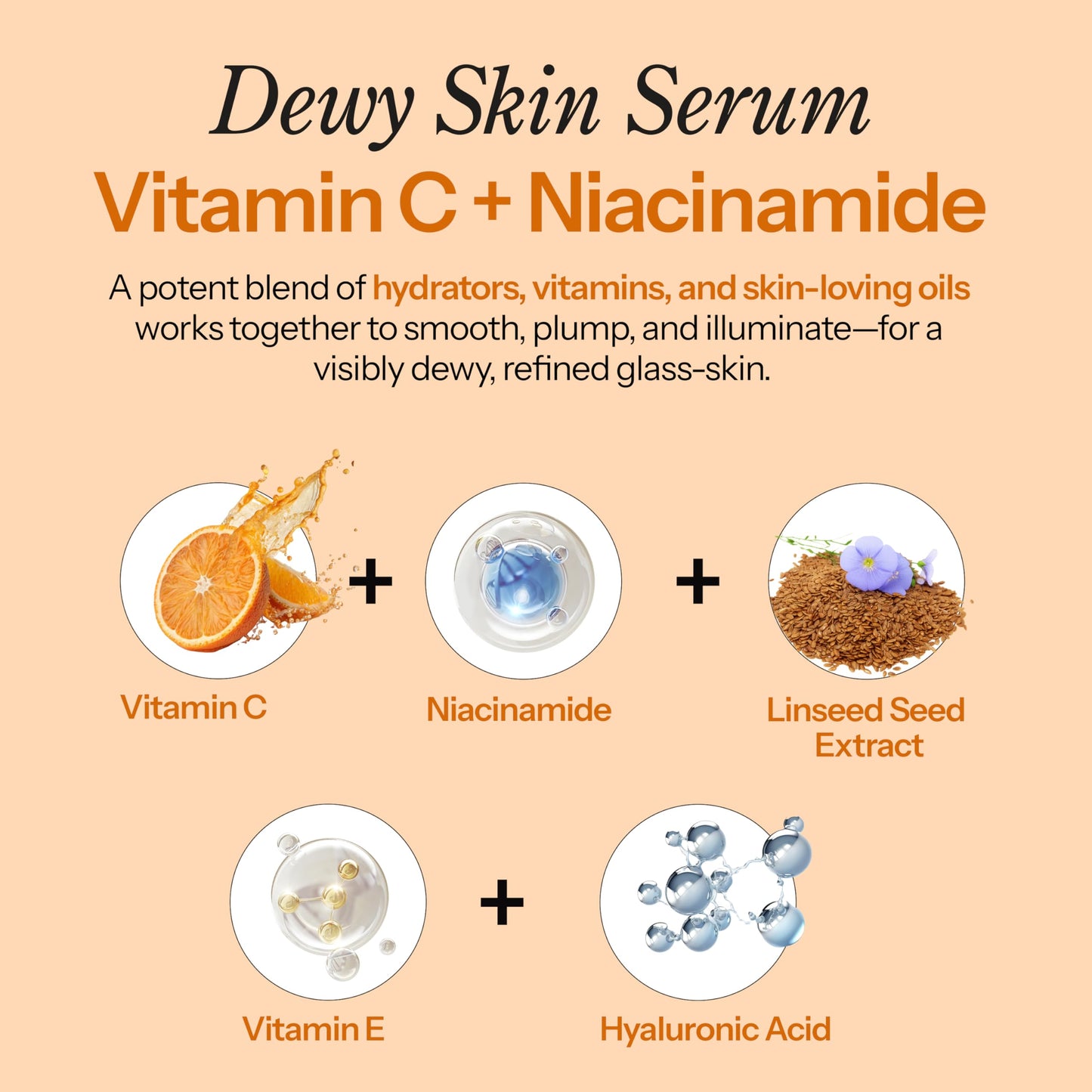 Hello You Vitamin C Serum For Face With Niacinamide - Dermatologist Tested, Korean Skin Care - Supports Glowy Skin, Enhances Tone & Smooths Texture Beauty & Personal Care Hello You