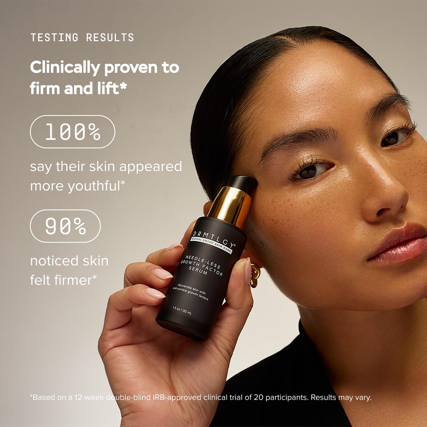 DRMTLGY Needle-less Growth Factor Serum for Face - Multi-Peptide & Hyaluronic Acid Facial Serum, Firming & Lifting, Skin Barrier Support & Wrinkle Beauty and Personal Care DRMTLGY