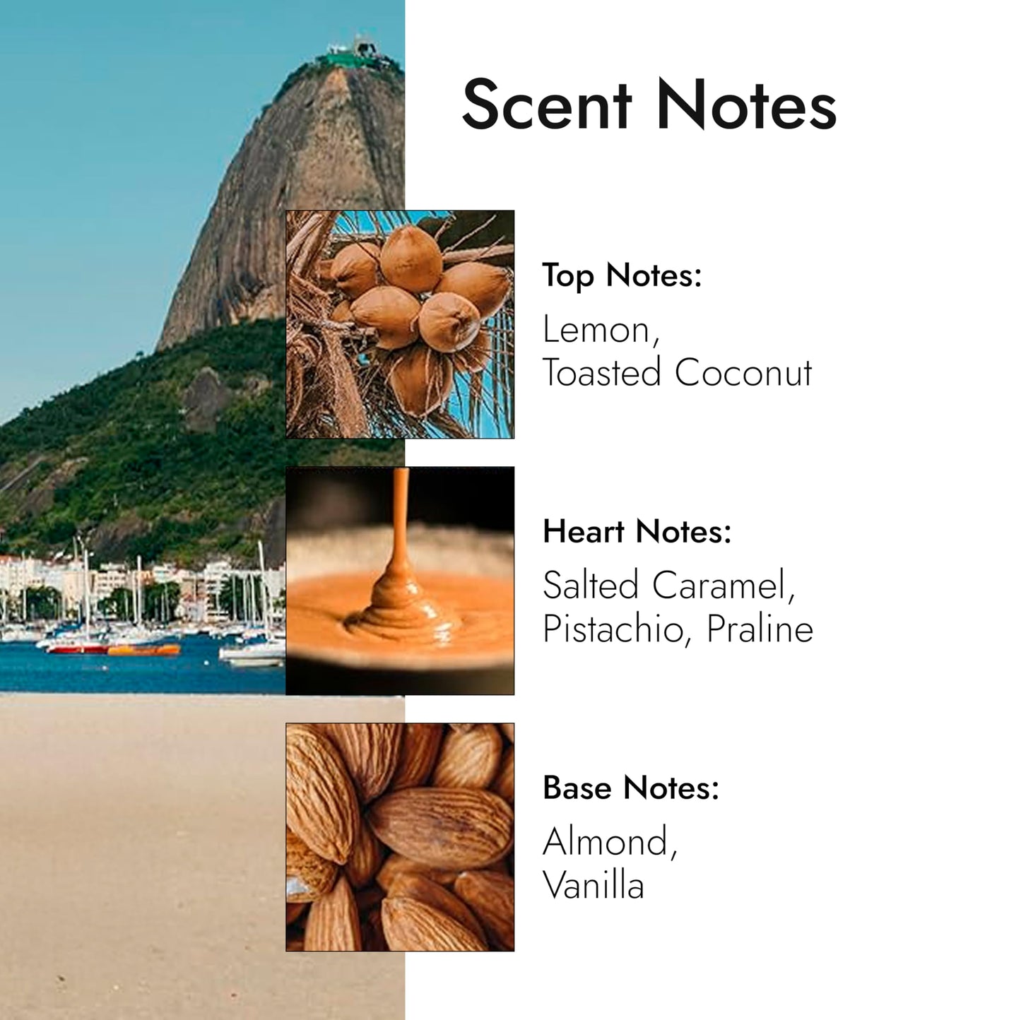 Modern Memory Brazilian Summertime Eau de Parfum for Women, 2.5 fl oz - Notes of Lemon, Salted Caramel & Rich Almond Beauty & Personal Care Modern Memory