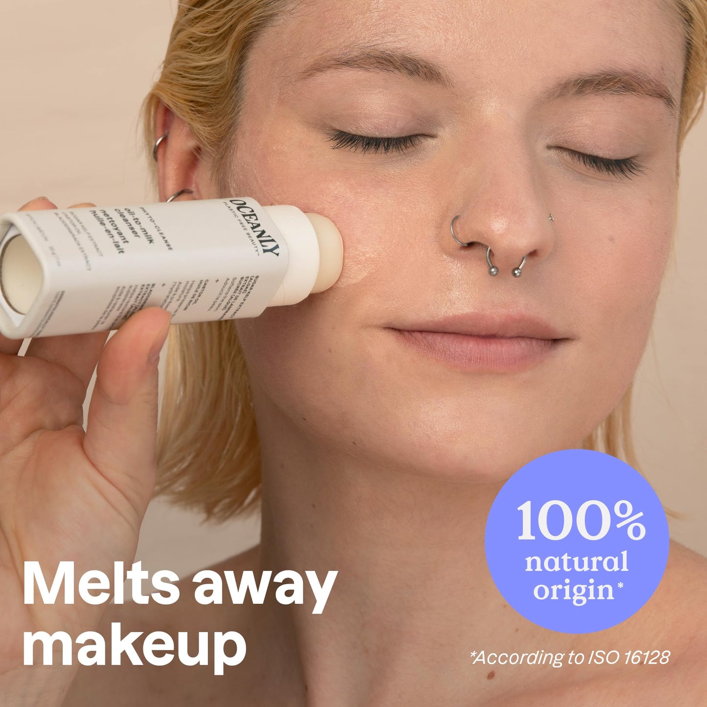 ATTITUDE Oceanly Oil-to-Milk Face Cleanser Bar, EWG Verified, Plastic-free, Plant and Mineral-Based Ingredients, Vegan and Cruelty-free Beauty Beauty & Personal Care ATTITUDE