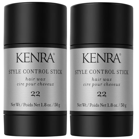 Kenra Professional Style Control Stick 22 |Hair Wax |Smooth, Sleek Styles |Long-Lasting Hold, Frizz Control, & Humidity Resistance |Sweat-Resistant