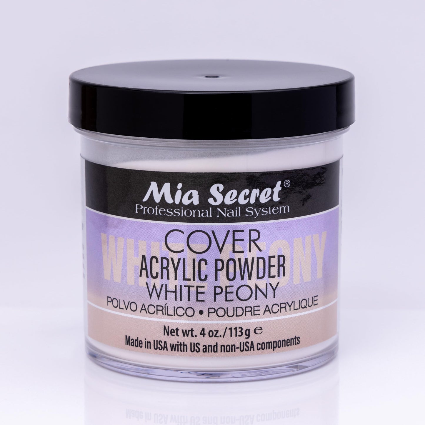 Cover White Peony Acrylic Powder Mia Secret (4 oz.) Beauty & Personal Care Mia Secret