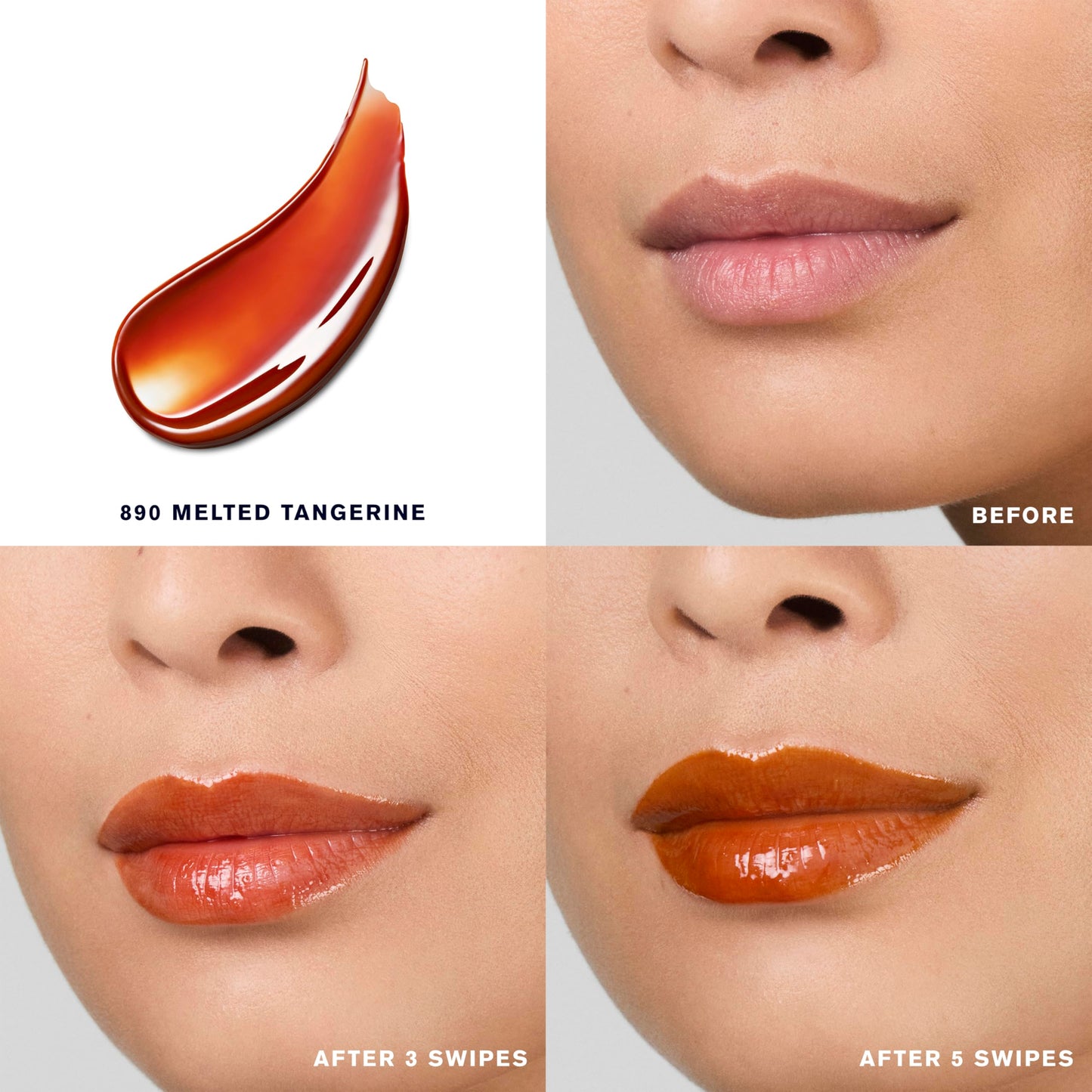 Estée Lauder Pure Color Melt-On Glosstick for Lips | Plumping & Moisturizing Lip Gloss, 890 Melted Tangerine Beauty & Personal Care Estée Lauder