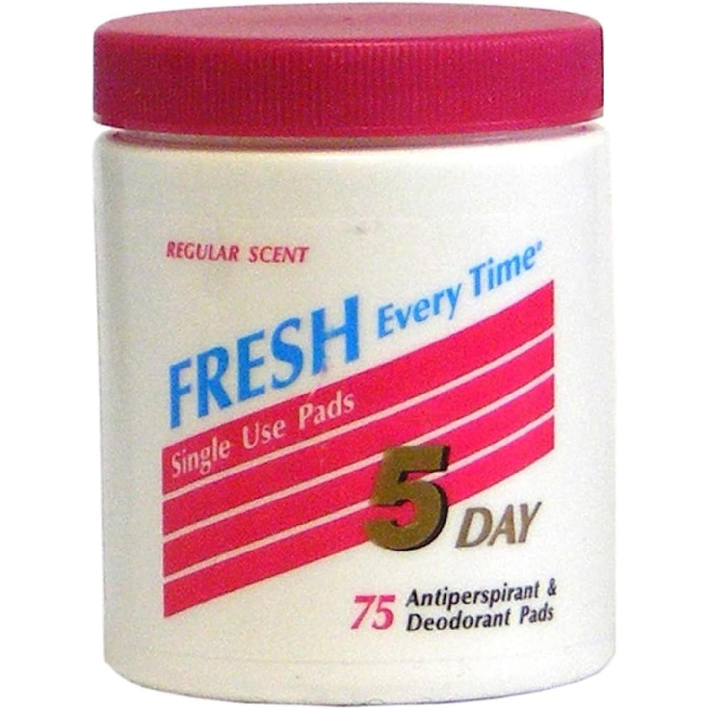 5-Day Anti-Perspirant Deodorant Pads Regular Scent, 75-Count, 4-Pack Beauty and Personal Care 5-day