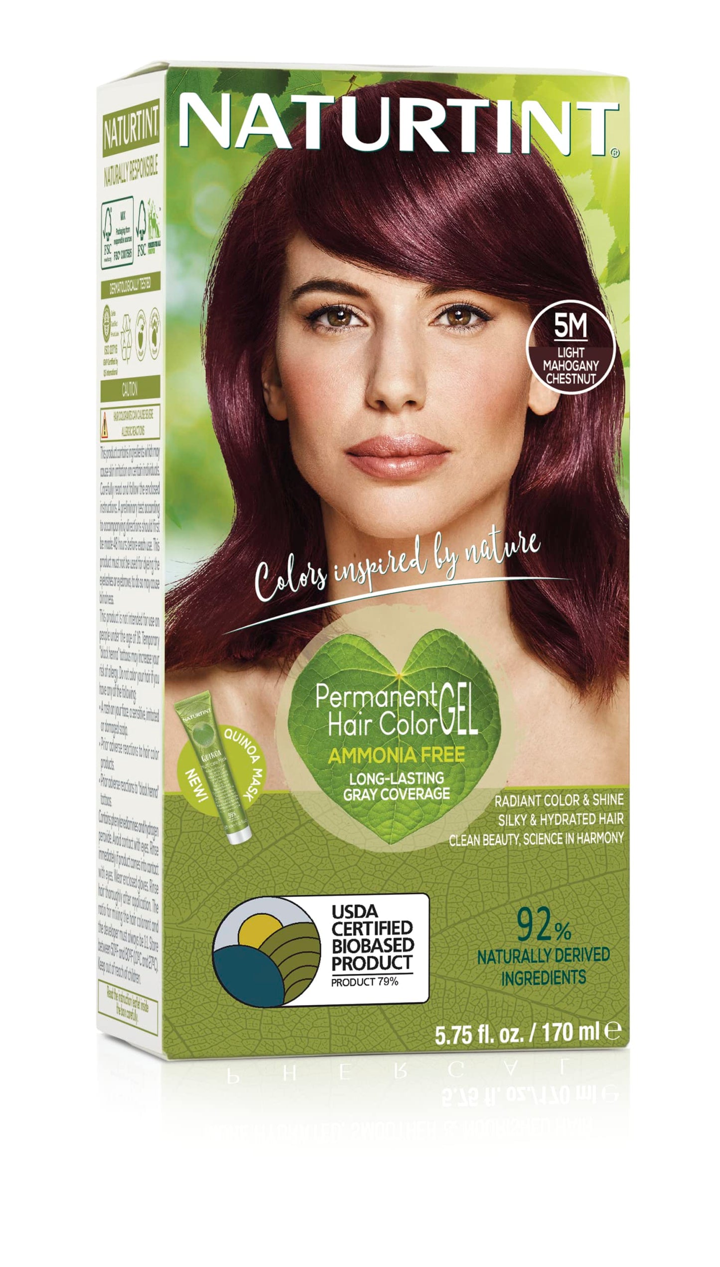 Naturtint Hair Color 5M Light Mahogany Chestnut - 4.7 fl oz Beauty & Personal Care Naturtint