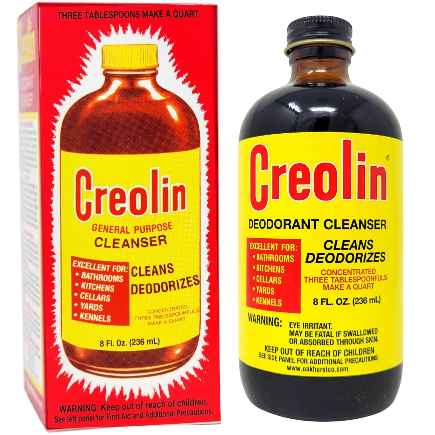 Creolin Deodorizing Multi-Purpose Cleanser, 8 Ounces Beauty and Personal Care OAKHURST COMPANY
