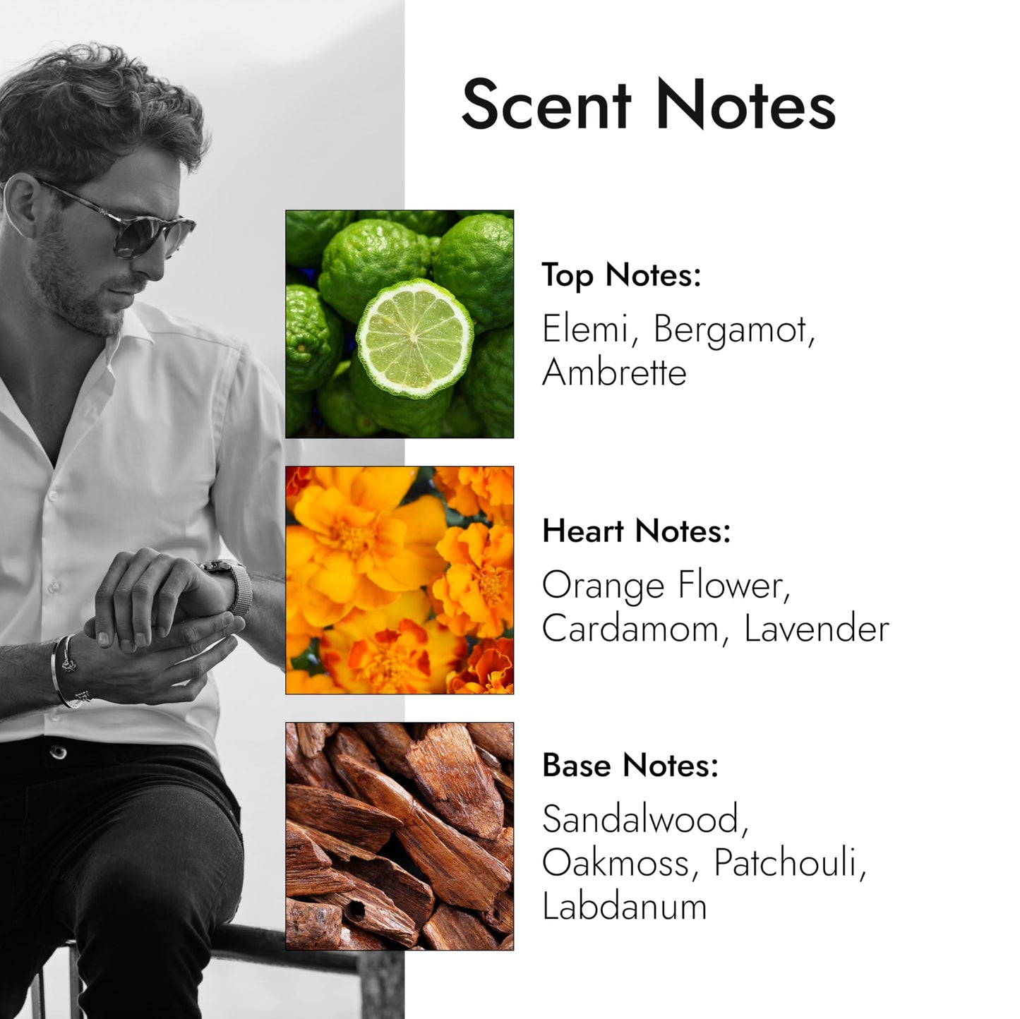 Modern Memory Authentic Self Eau de Toilette for Men, 2.5 fl oz - Notes of Bergamot, Orange Blossom & Patchouli Beauty & Personal Care Modern Memory