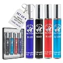 Beverly Hills Polo Club EDT Pen Spray Collection - Set of 4 Men's Fragrance Gift Set - Active, Sexy, Blaze and Blue Scent - Long-Lasting Beauty & Personal Care Beverly Hills Polo Club