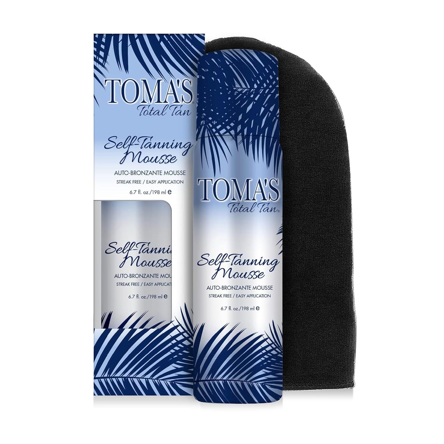 Toma's Total Tan Mousse Instant Sunless Tanner - Whole Body Self-Tanning for Women & Men, Natural Looking Golden Bronze Color Streak-Free Application Beauty & Personal Care TOMAS TOTAL TAN