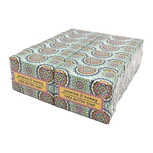 Greenwich Bay Trading Co., Jasmine and Honey Shea Butter Soap, Set of 12 Bars, 2 Ounces Each Beauty & Personal Care Greenwich Bay