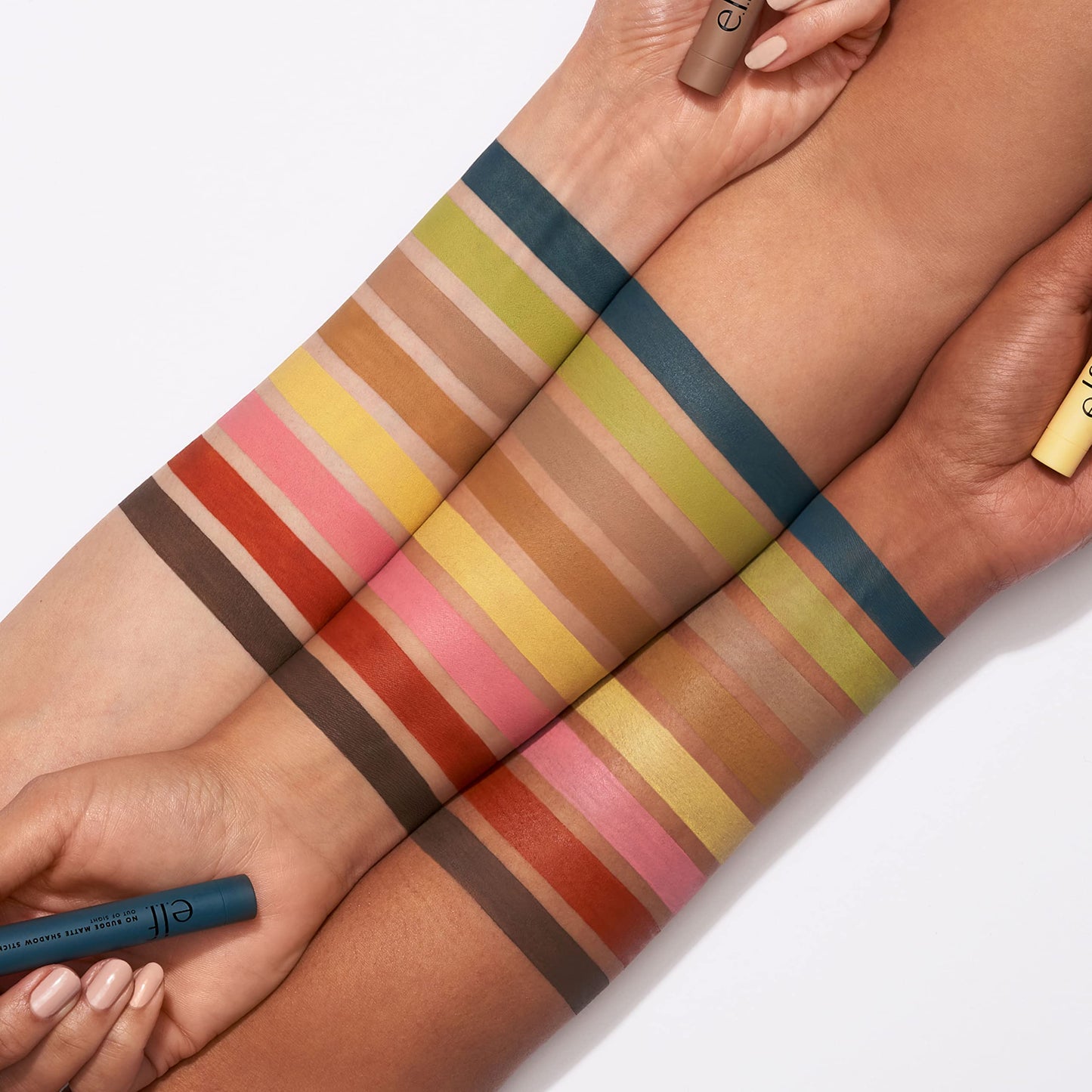 e.l.f. No Budge Matte Shadow Stick, One-Swipe Cream Eyeshadow Stick, Long-Wear & Crease Resistant, Matte Finish, Vegan , Stellar Beauty & Personal Care e.l.f.