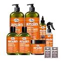 Difeel Argan Hydrating Shampoo & Conditioner Collection - 8 Piece Set, Includes Hair Oil, Mask, Leave in Spray, Travel Size - Sulfate Free, Paraben Beauty & Personal Care Difeel