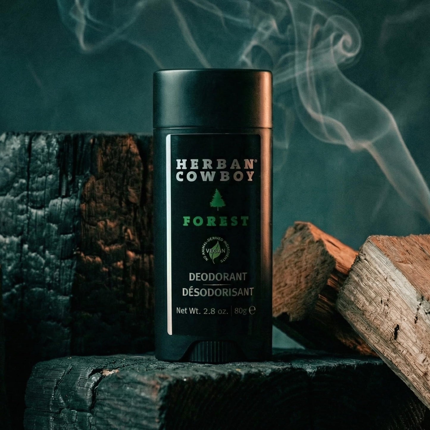 Herban Cowboy Forest Aloe Infused Deodorant with Hints of Cedar, Mandarin, and Black Pepper (2.8 oz) Beauty and Personal Care Herban Cowboy