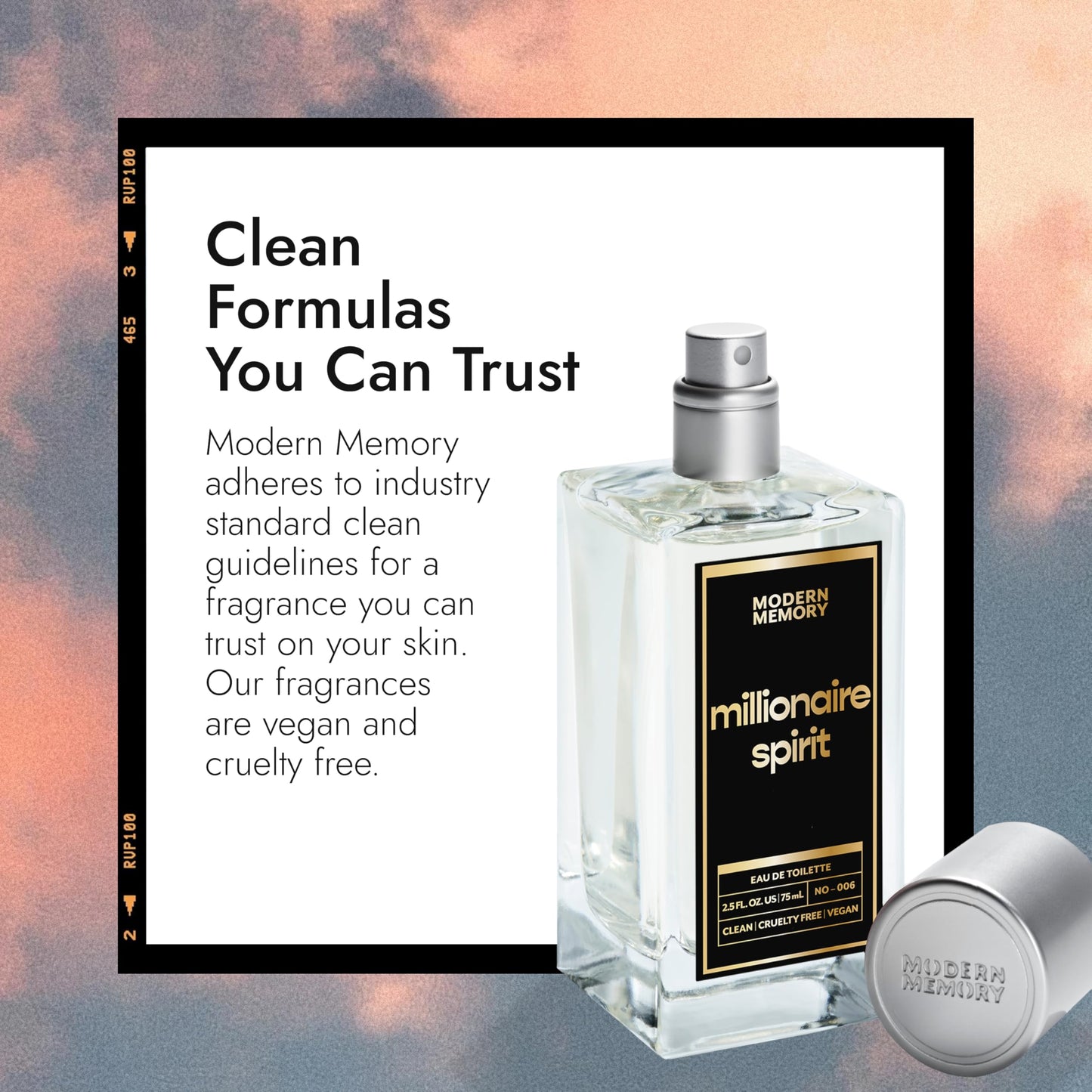 Modern Memory Millionaire Spirit Eau de Toilette for Men, 2.5 fl oz - Notes of Golden Citrus, Rich Leather & Amber Beauty & Personal Care Modern Memory
