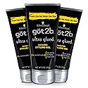 Got2b Ultra Glued Invincible Styling Hair Gel, 6 oz (Count of 3) Beauty & Personal Care Got2B
