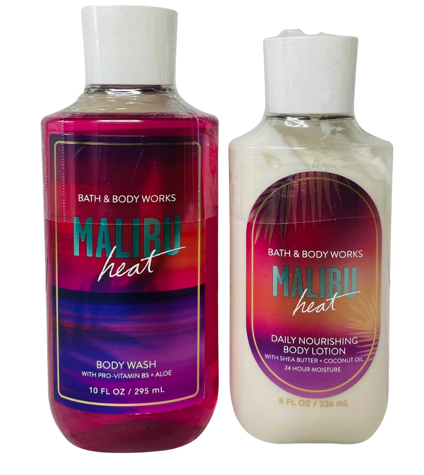 Bath & Body Works Malibu Heat Body Lotion and Body Gel Wash 2 Piece Set Beauty & Personal Care Bath & Body Works