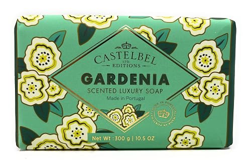 Castelbel Luxury Gardenia Fragranced Soap Bar 10.5 Oz, Clear Beauty & Personal Care Castelbel