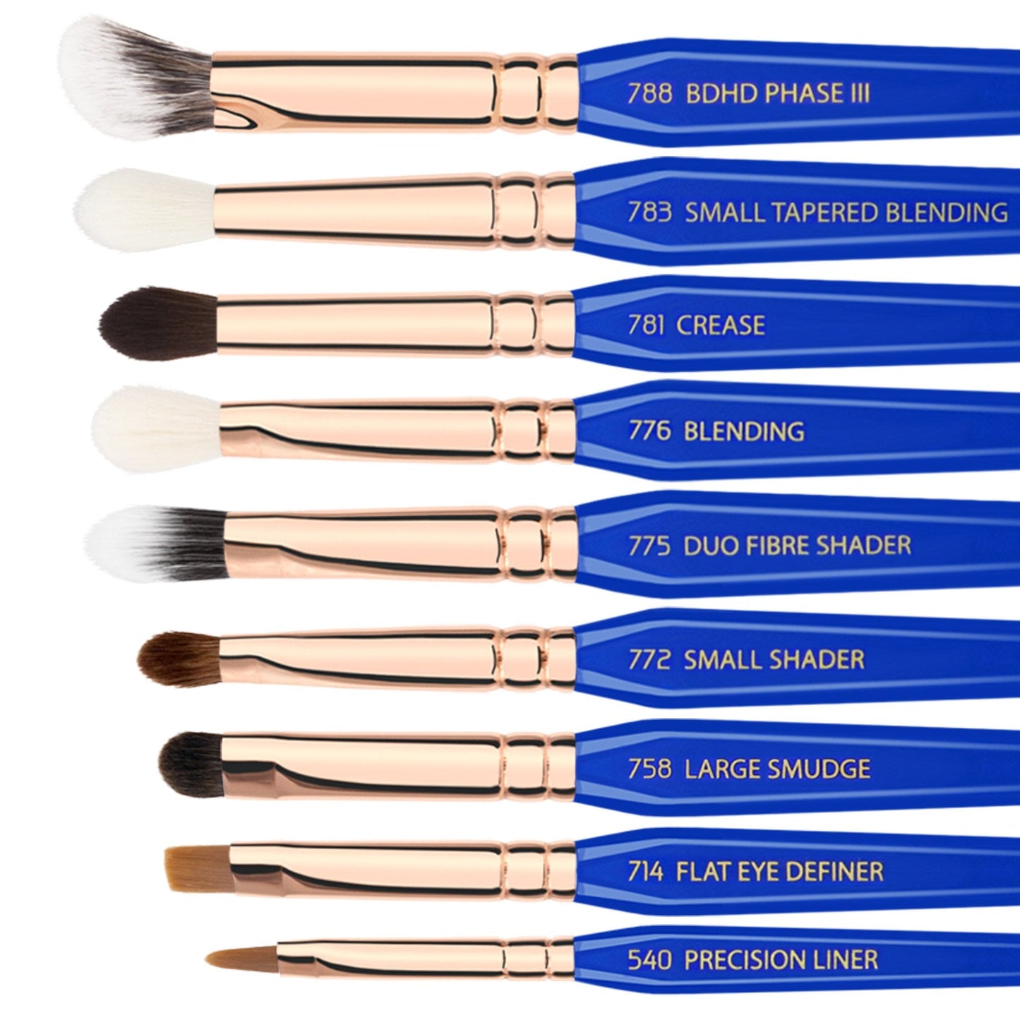 Bdellium Tools Professional Makeup Brush Golden Triangle - Phase III Complete 15pc. Brush Set with Stand-Up Pouch Beauty & Personal Care BDELLIUM TOOLS