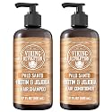 Viking Revolution Palo Santo Mens Shampoo and Conditioner Set with Biotin and Jojoba Oil - Natural Hair Shampoo and Hair Conditioner for Men Beauty & Personal Care Viking Revolution