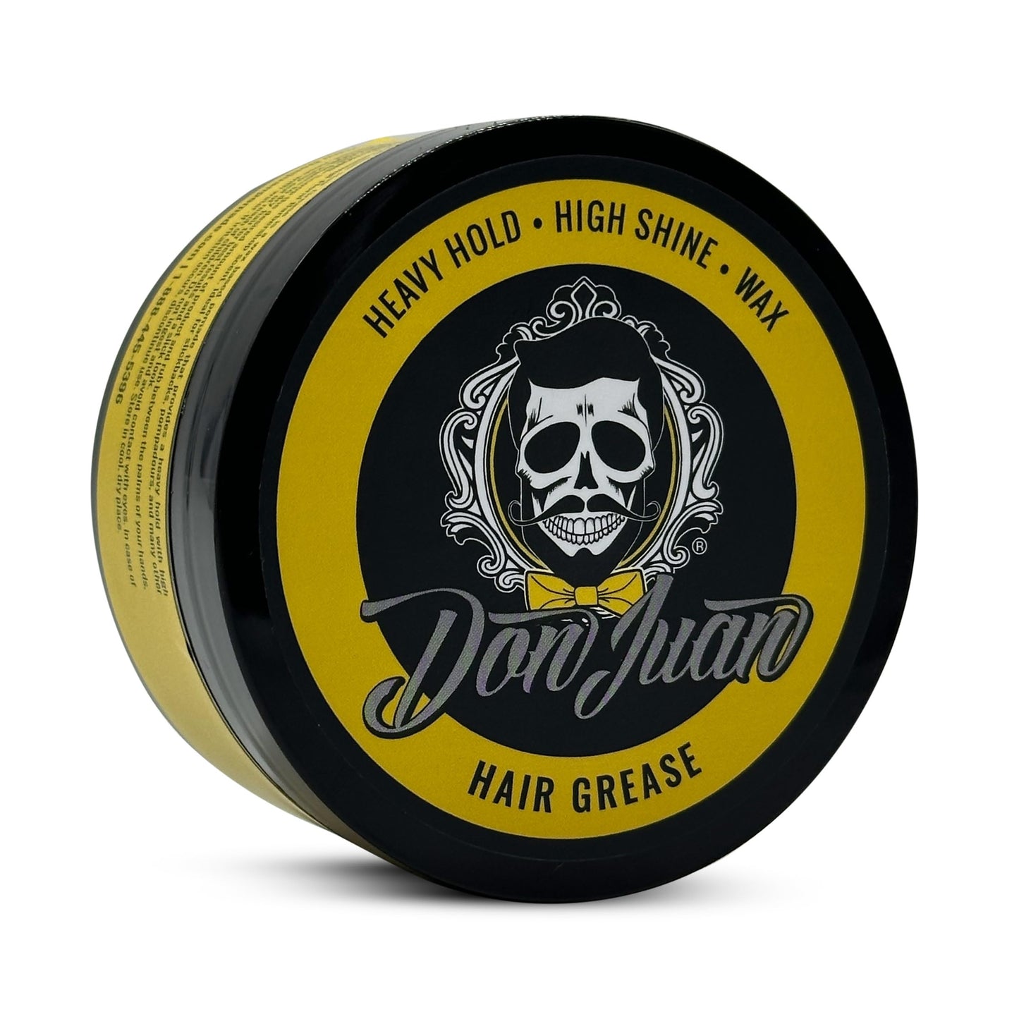 Don Juan Hair Grease Pomade 4 Ounce Jar | Heavy Hold | High Shine | Wax Based | Floral Barbershop Scent Beauty & Personal Care Don Juan