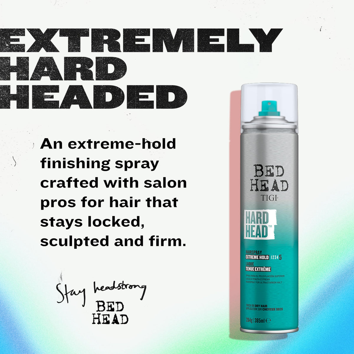 TIGI Bed Head Hard Head Hair Spray - Extra Strong Hold for All Day Style and All Hair Types, 11.7 oz Beauty & Personal Care TIGI