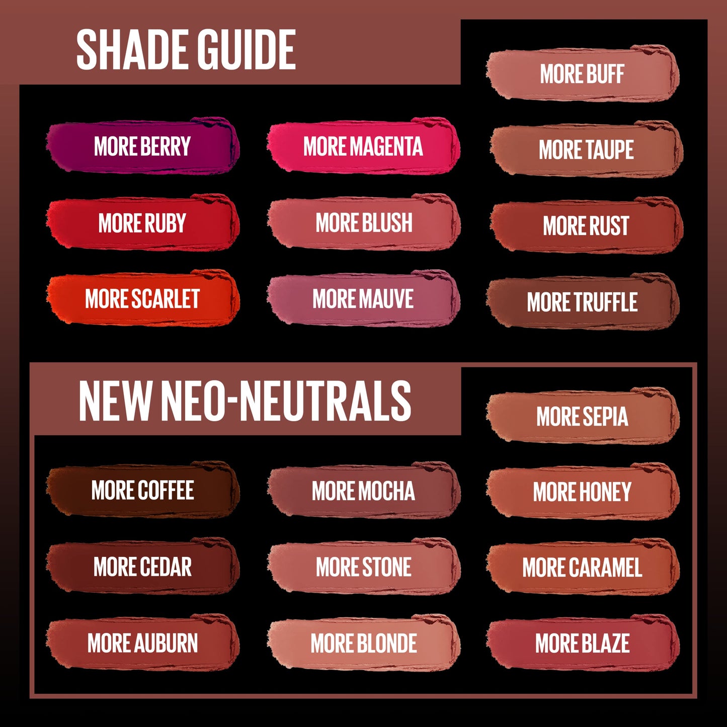 Maybelline Color Sensational Ultimatte Matte Lipstick, Non-Drying, Intense Color Pigment, More Cedar, Deep Rust Brown, 1 Count Beauty & Personal Care MAYBELLINE