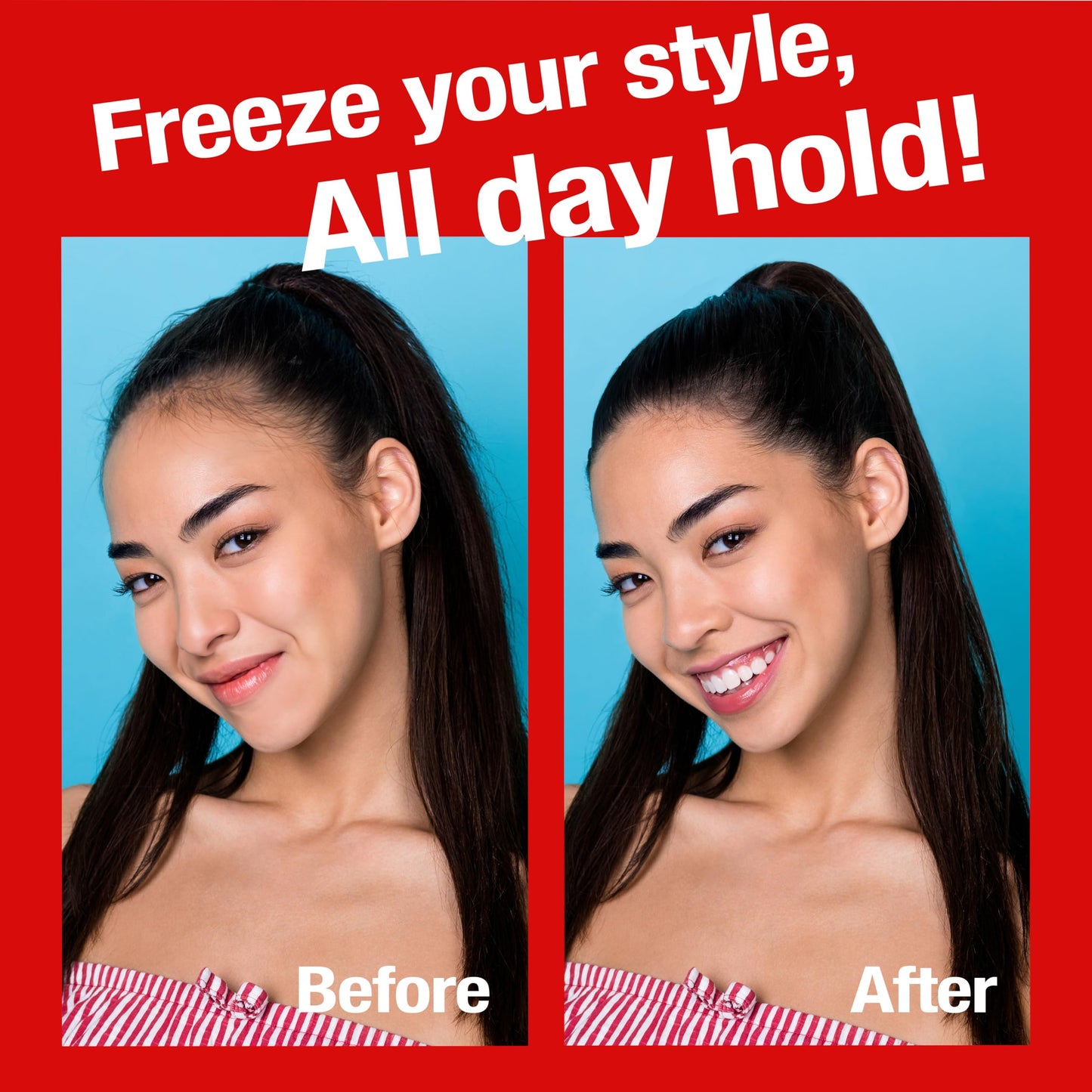EBIN NEW YORK Wonder Ponytail Bond Freeze Spray Firm Hold - Medium Hair 8oz/ 245ml |Long Lasting Hold, 24-Hour Frizz Control, Shine Enhancing Beauty & Personal Care EBIN NEW YORK