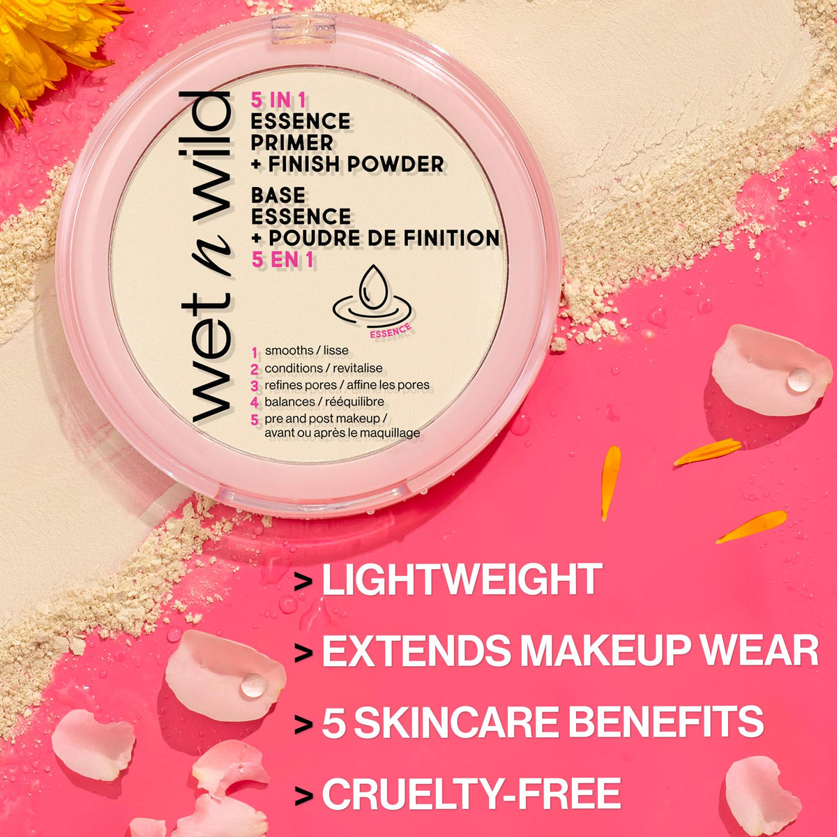 wet n wild 5 In 1 Essence Primer + Finish Powder Beauty & Personal Care wet n wild