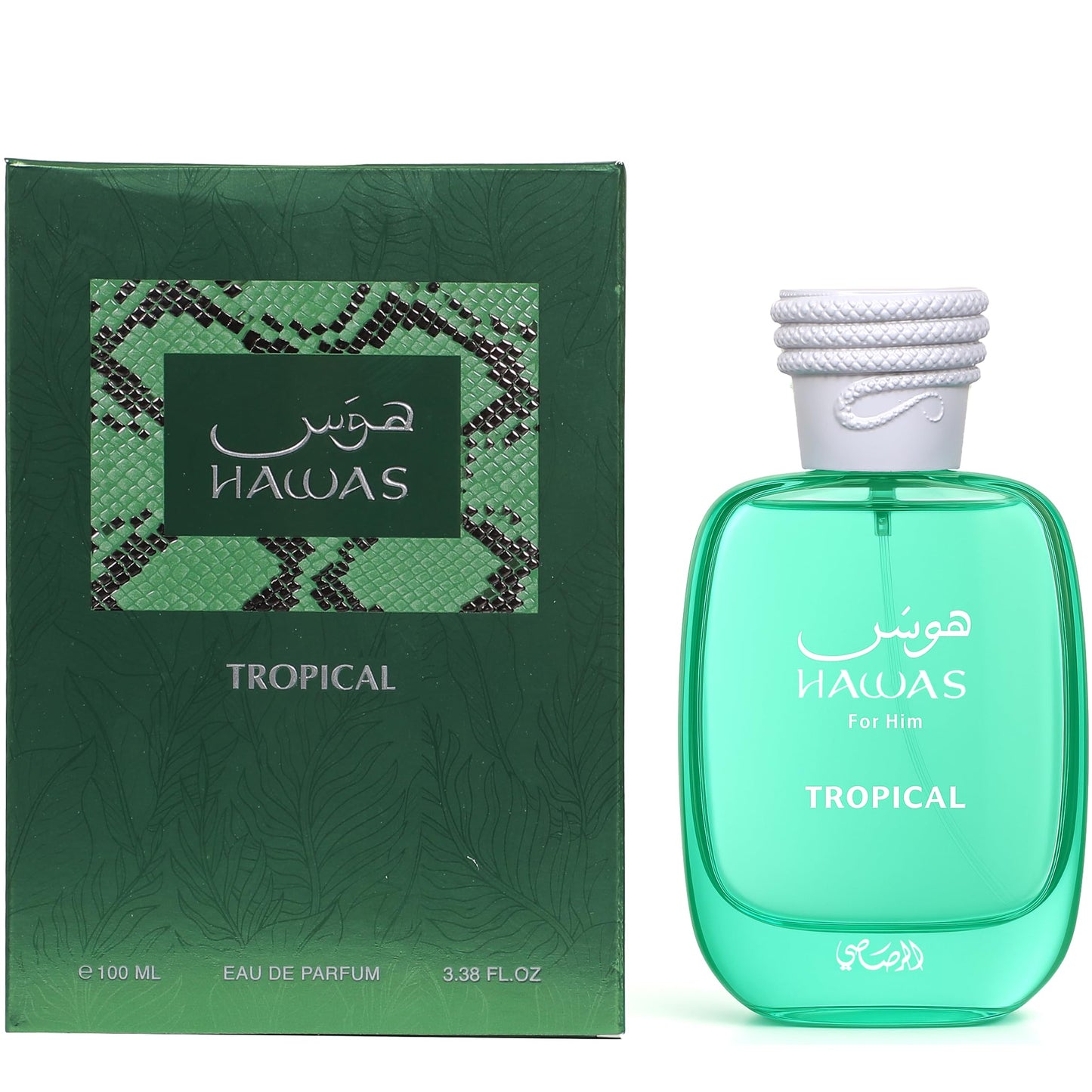 Rasasi Hawas Tropical Eau De Parfum Spray for Men, 3.4 Ounce Beauty & Personal Care RASASI