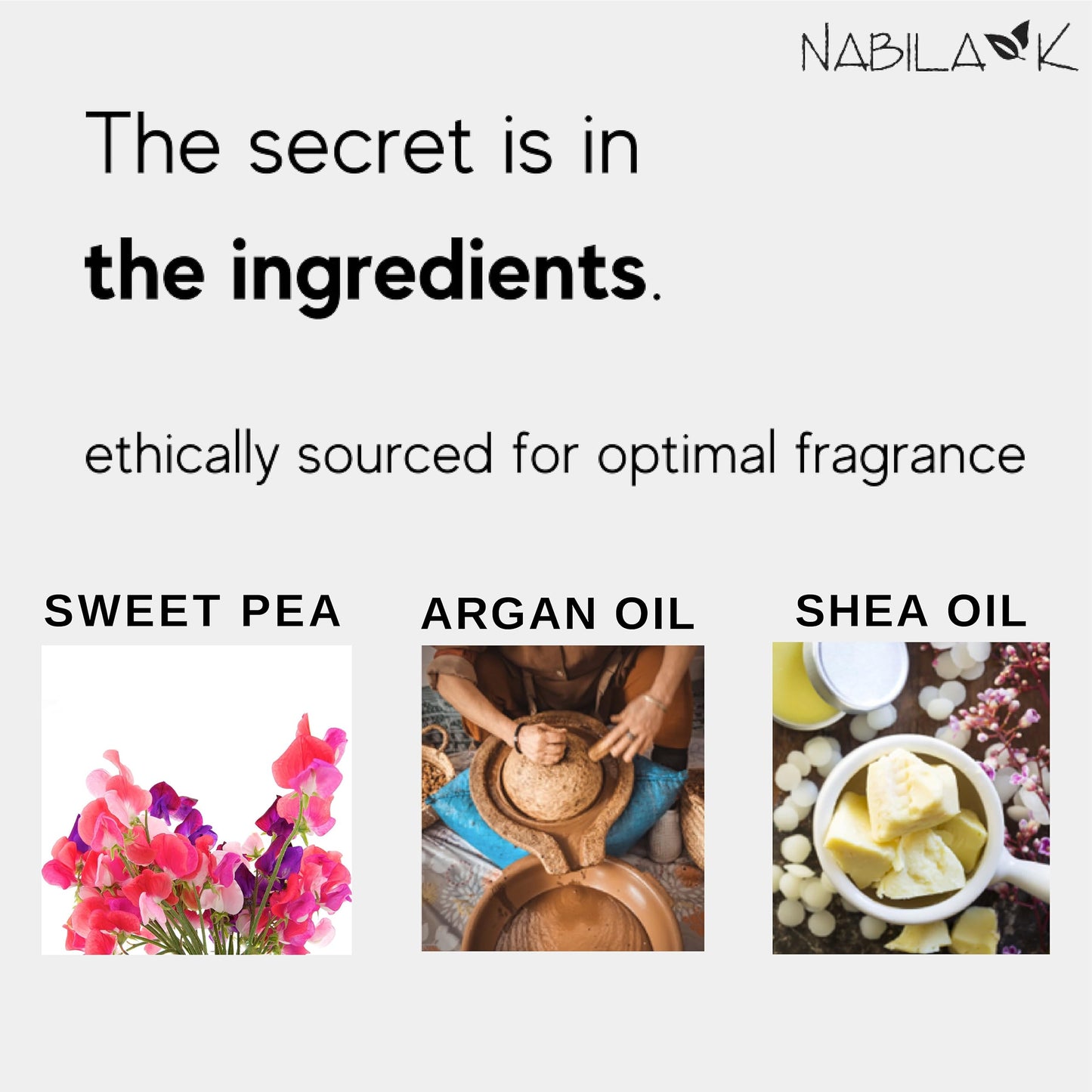 Nabila K Prima Donna Sweet Pea Roll-On Perfume Oil for Women | Alcohol-Free, Organic, Long-Lasting Fragrance | Travel Size, TSA Approved | 0.33 oz Beauty & Personal Care Nabila K