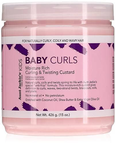Aunt Jackie's Girls Baby Girl Curls Curling & Twisting Custard, 15 oz (Pack of 3) Beauty & Personal Care Aunt Jackie's