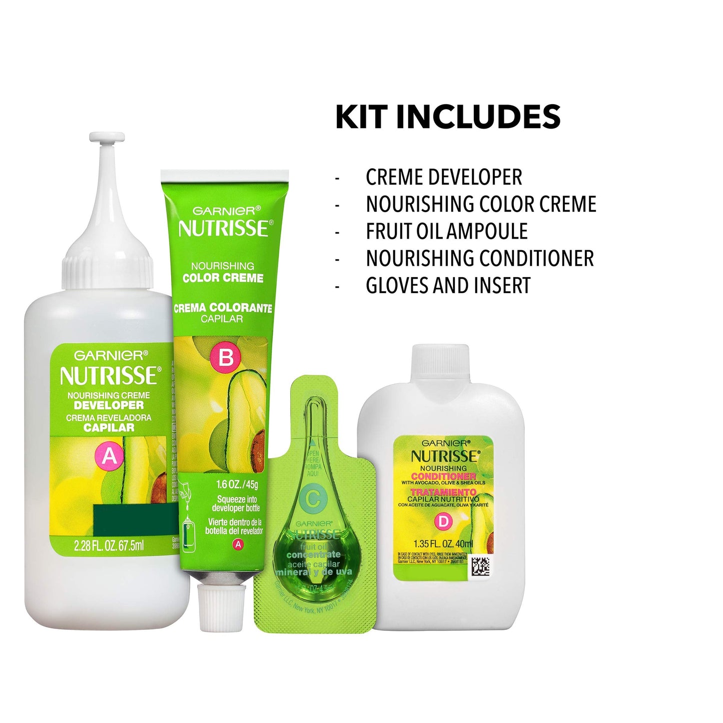 Garnier Nutrisse Nourishing Color Creme Light Natural Brown [60] 1 ea (Packaging May Vary) Beauty & Personal Care Garnier