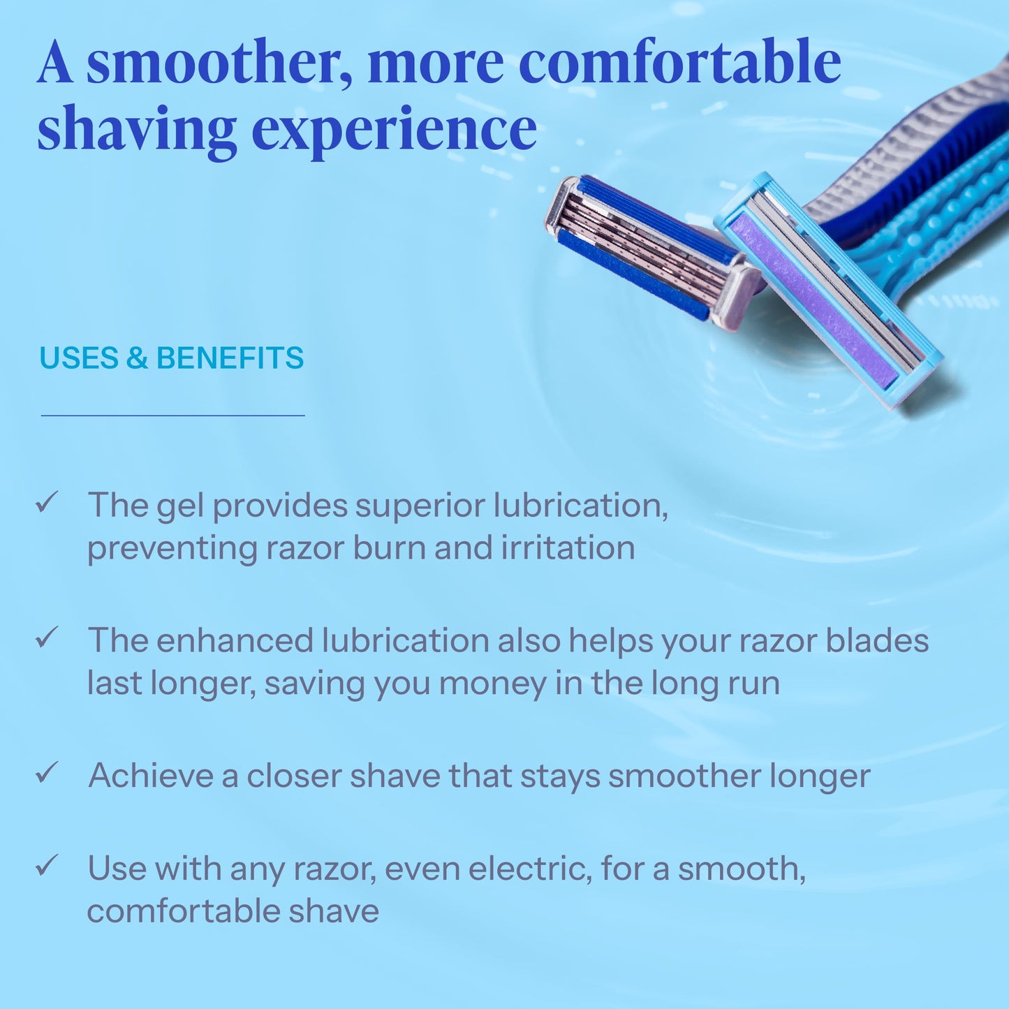Tend Skin Air Shave Gel Advanced Soothing & Moisturizing Formula, Provides Natural Protection, Silky Smooth Skin & Seamless Hair Removal, 8 Oz Beauty & Personal Care Tend Skin